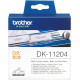 Etiqueta adhesiva brother, papel térmico blanco, 17x54 mm. rollo de 400 uds.