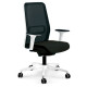 Silla de oficina bloom marco negro, syncro, regulación lumbar efecto air, brazos 1d