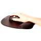 Alfombrilla con reposamuñecas para ratón fellowes memory foam, negro