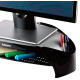 Soporte para monitor fellowes plus smart suites en color negro/blanco escarcha.