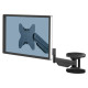 Soporte de pared para monitor fellowes, color negro.
