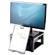 Soporte para monitor fellowes premium plus en color grafito.