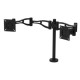 Brazo para monitor doble fellowes professional series en color negro.