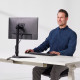 Soporte con peana para monitor fellowes professional series, color negro.