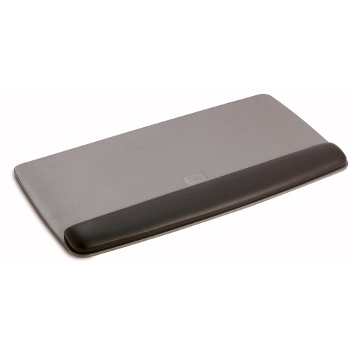 Reposamuñecas para teclado 3m, línea prevención total, gel, negro