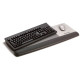 Reposamuñecas para teclado y ratón 3m, línea prevención total, gel, negro/plata