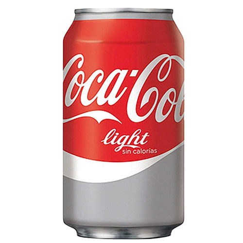 Coca-cola light, lata de 330 ml.