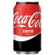 Coca-cola zero, lata de 330 ml.