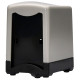 Dispensador de servilletas de papel q-connect, 100x150x130 mm. gris/negro