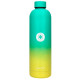 Botella isotérmica de acero inoxidable antartik, 750 ml. amarillo/verde