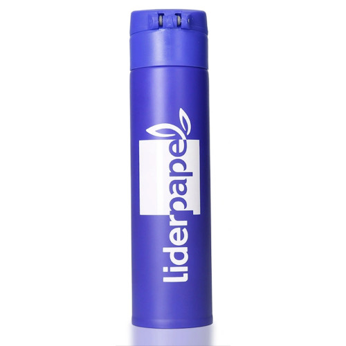 Termo en acero inoxidable liderpapel, 330 ml. azul