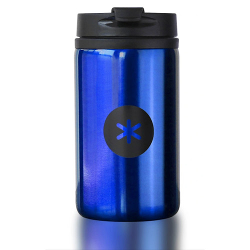 Vaso de acero inoxidable antartik, 290 ml. azul