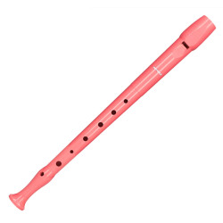 Flauta dulce de plástico hohner serie melody 9508, coral