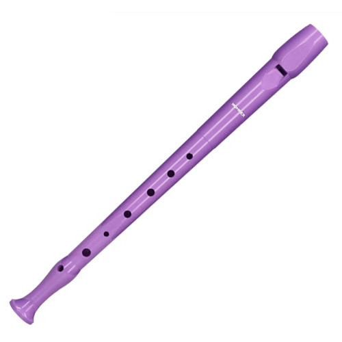 Flauta dulce de plástico hohner serie melody 9508, lavanda