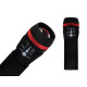 Linterna q-connect, zoom, 1w. negro/rojo