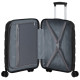 Maleta rígida de cabina samsonite flash line american tourister con 4 ruedas, 55 cm. negro