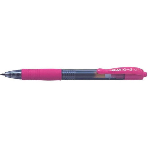 Roller gel retráctil pilot g-2, rosa
