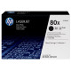 Toner laser hewlett packard laserjet pro 400 m401a/m401d/m401dw, 80x pack doble negro