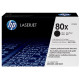 Toner laser hp laserjet pro 400 m401a/m401d/m401dw, 80x negro