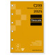 Recambio agenda finocam classic 602, 73x114 mm. semana vista horizontal