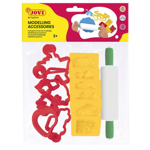 Plastilina jovi, barra de 15 grs. colores surtidos, caja de 15 uds.