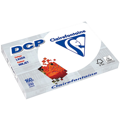 Papel color clairefontaine dcp, din a4, 120 grs/m². paquete de 250 hojas