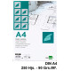 Papel vegetal liderpapel, din a4, 90 grs/m². paquete de 250 hojas