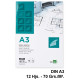 Papel vegetal liderpapel, din a3, 70 grs/m². sobre de 12 hojas