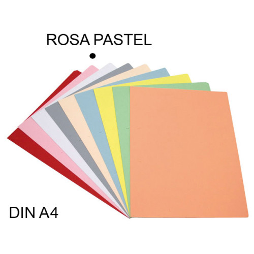 Subcarpeta cartulina grafoplas din a4, rosa pastel