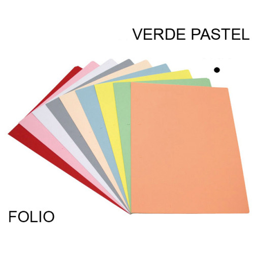 Subcarpeta cartulina grafoplas folio, verde pastel