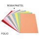 Subcarpeta cartulina grafoplas folio, rosa pastel
