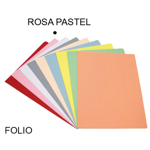 Subcarpeta cartulina grafoplas folio, rosa pastel