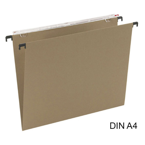 Carpeta colgante grafoplas con visor superior largo 290 mm. din a4, bicolor