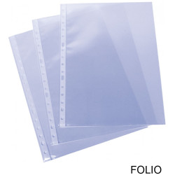 Funda multitaladro en polipropileno de galga extra grafoplas folio, transparente