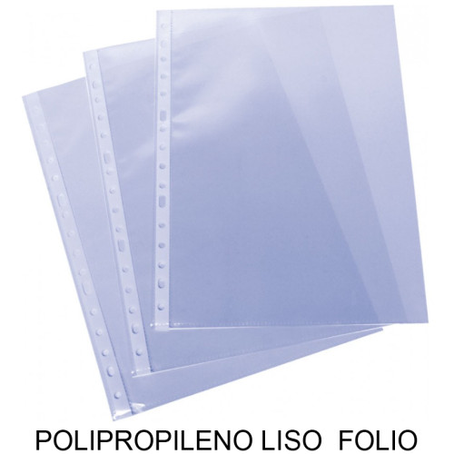 Funda multitaladro en polipropileno liso de galga extra grafoplas folio, transparente