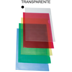 Dossier con uñero en pvc piel de naranja de 200 micras grafoplas folio, transparente