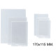 Funda con rebaje en pvc de 200 micras grafoplas 170x115 mm. transparente