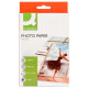 Papel ink-jet q-connect photo paper glossy, 10x15 cm. 180 grs/m². paquete de 25 hojas
