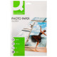 Papel ink-jet q-connect photo paper glossy, din a4, 180 grs/m². paquete de 20 hojas