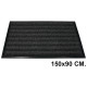 Alfombra protectora para suelos de interior q-connect premium, 150x90 cm. gris