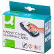 Tarjeta limpiadora de banda magnética q-connect, caja de 20 uds.