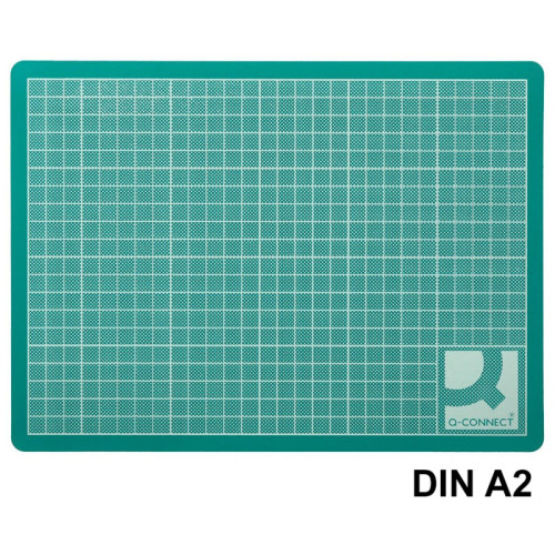 Plancha salvacortes q-connect, din a2, verde