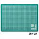 Plancha salvacortes q-connect, din a1, verde