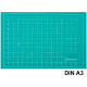 Plancha salvacortes liderpapel, din a3, verde claro