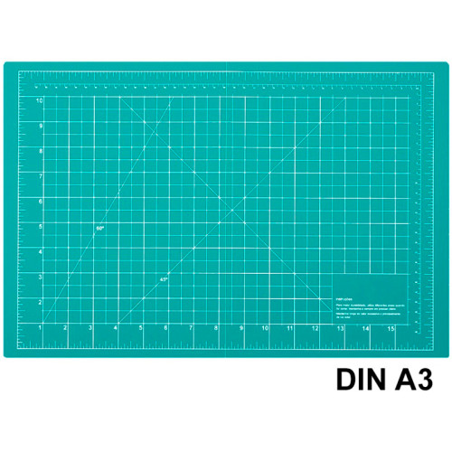 Plancha salvacortes liderpapel, din a3, verde claro
