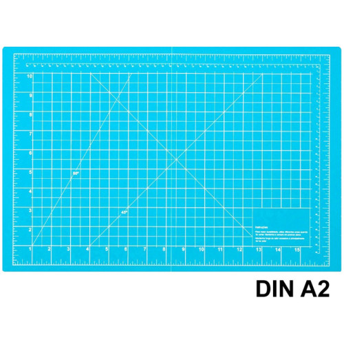 Plancha salvacortes liderpapel, din a2, azul