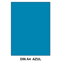 Goma eva liderpapel, din a4, 60 grs/m². azul, paquete de 10 uds.