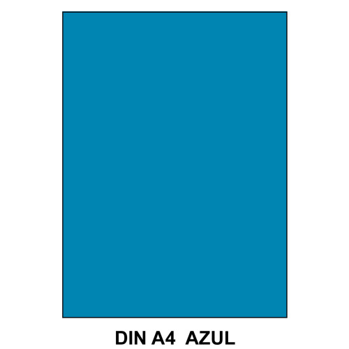 Goma eva liderpapel, din a4, 60 grs/m². azul, paquete de 10 uds.