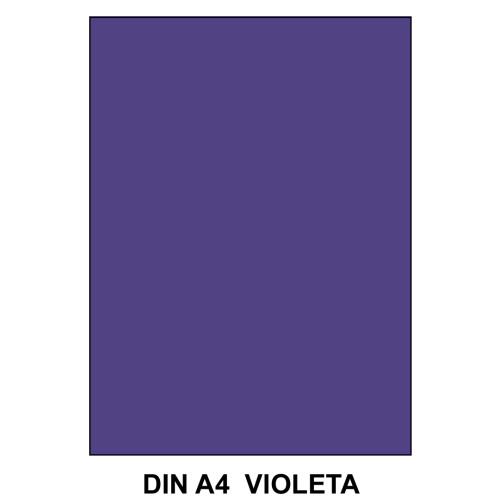 Goma eva liderpapel, din a4, 60 grs/m². violeta, paquete de 10 uds.