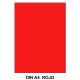 Goma eva liderpapel, din a4, 60 grs/m². rojo, paquete de 10 uds.